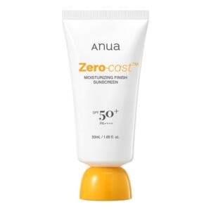 ANUA Zero-Cast Moisturizing Finish Sunscreen - Crema solar hidratante SPF50