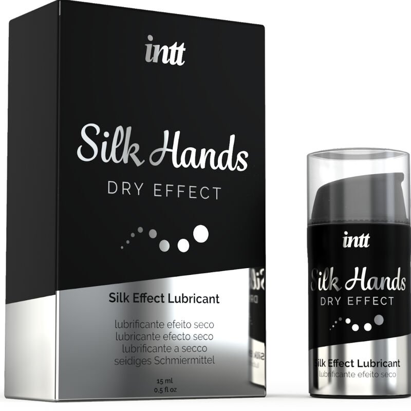 INTT LUBRICANTS - SILK HANDS LUBRICANTE FORMULA CONCENTRADA DE SILICONA 15 ML - Imagen 2