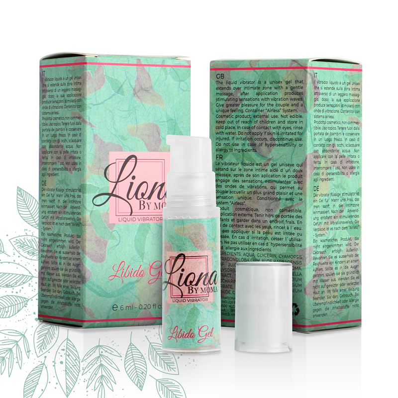 LIONA BY MOMA - VIBRADOR LIQUIDO LIBIDO GEL 6 ML / NUBE DE ALGODÓN