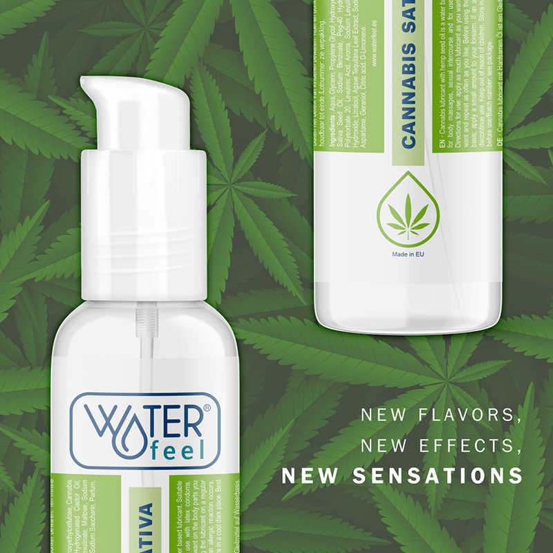 WATERFEEL - LUBRICANTE CANNABIS 150 ML - Imagen 2