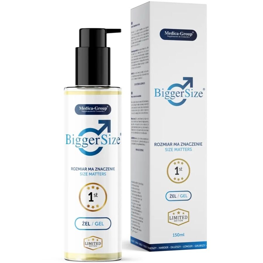 MEDICA GROUP - BIGGER SIZE GEL ÍNTIMO PARA HOMBRE 150 ML