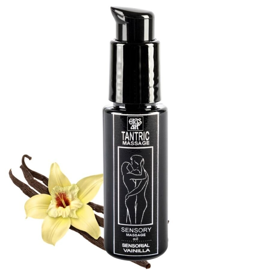 EROS-ART - ACEITE MASAJE TÁNTRICO NATURAL Y AFRODISÍACO VAINILLA 100 ML