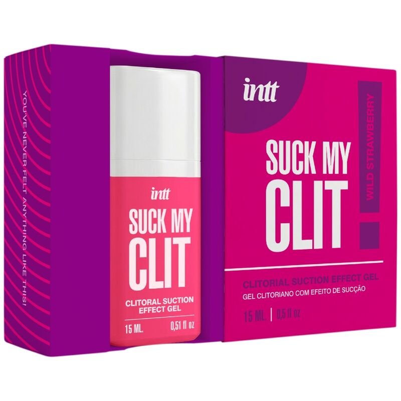 INTT - SUCK MY CLIT GEL EFECTO SUCCIÓN FRESAS SILVESTRES 15 ML - Imagen 2
