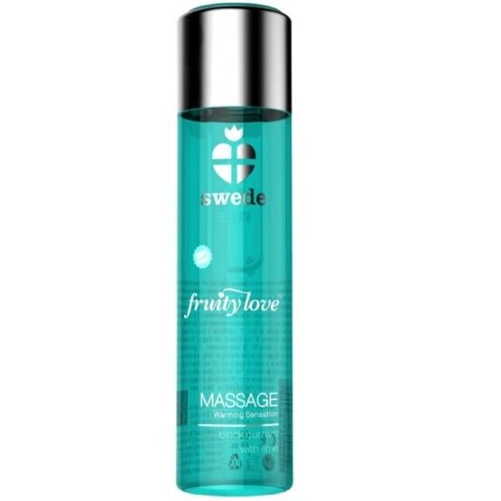 SWEDE - FRUITY LOVE ACEITE EFECTO CALOR GROSELLA NEGRA Y LIMA 120 ML
